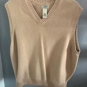 L.L bean sweater vest